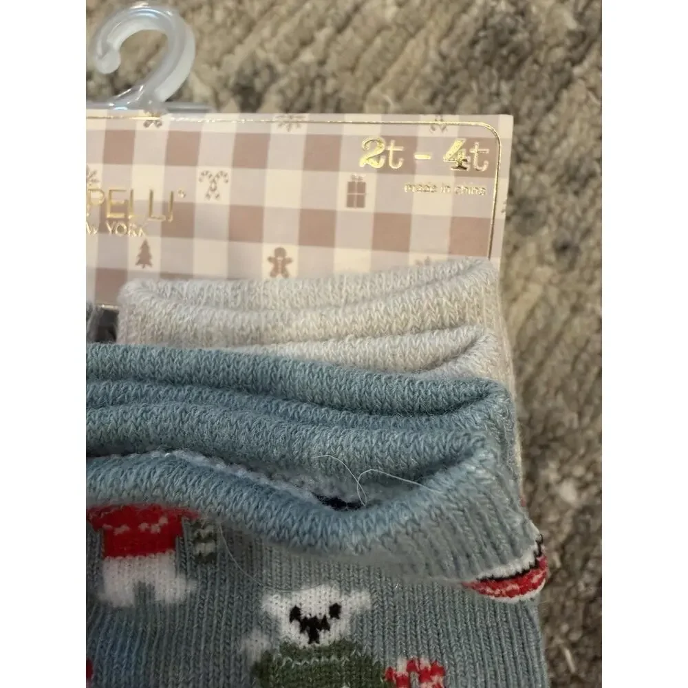 Capelli NY Unisex Kids Non Slip Socks 20 Pairs 2t-4T NIB NWT